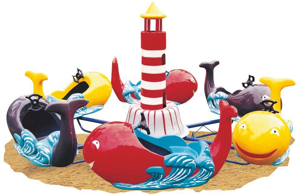 旋轉樂園 海塔大(da)頭魚六座